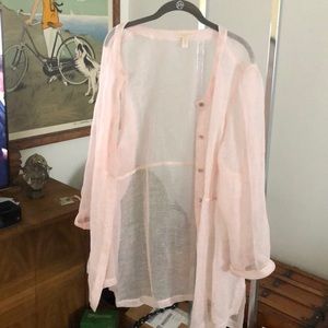 Light mesh linen shirt / jacket from Eileen Fisher